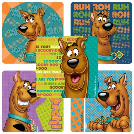 Smilemakers  100 Per Unit Scooby-Doo Sticker 2.5 Inch - SCBYR