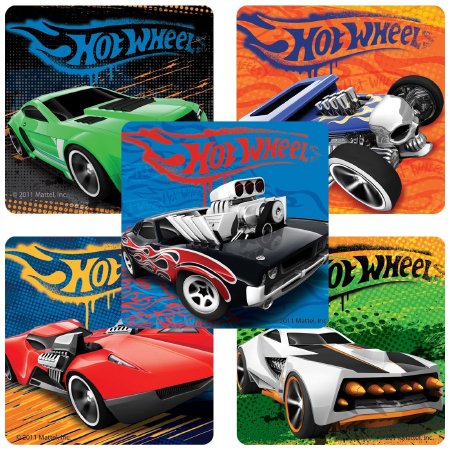 Smilemakers  100 Per Unit Hot Wheel Classic Sticker 2.5 Inch - HOTWB