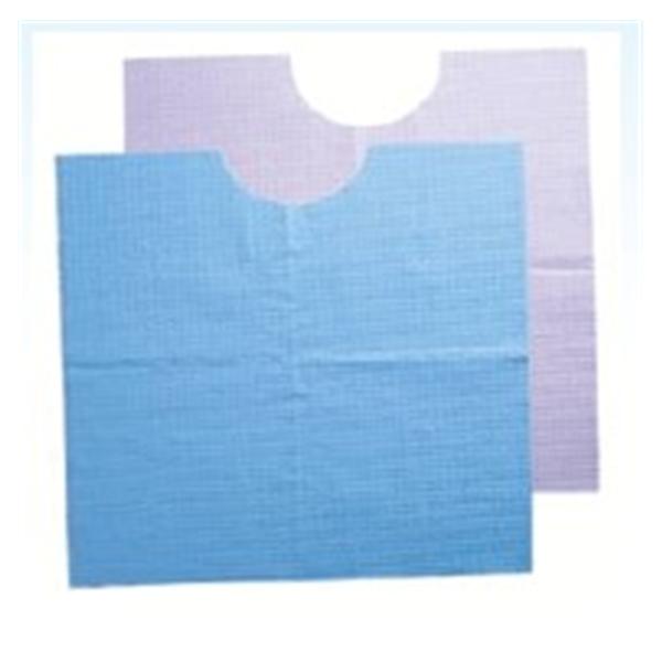 Tidi Products Bib Contour Ultimate 18 In X 22 In Mauve 3 Ply Tissue / Poly 400/Ca - 917906