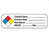 Market Lab Inc Pre-Printed Label Warning Label Chemical Name _____ / Common Name ______ / Manufacturer _______ MSDS# ______ Date ____ White 3/4 X 2-1/2 Inch - 737