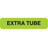 Market Lab Inc Pre-Printed Label Advisory Label EXTRA TUBE Fluorescent Green 37-100 X 11-31/50 Inch - 342