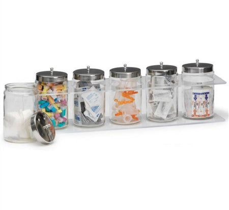Market Lab - Sundry Jar Acrylic Clear 4 X 7 Inch - 0239