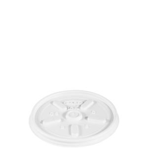 Saalfeld Redistribution Dart Lid White Vented Lid - 10JL