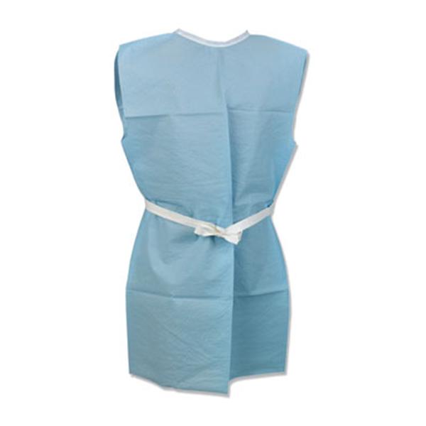 Tidi Products Gown Exam 30 In X 42 In Blue 3 Ply 50/Ca - 918507