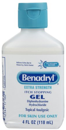 Benadryl - Itch Relief 2% Strength Gel 4 oz. Tube - 10312547171578