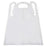 Tidi Products Apronette Polyester Foodcare Unisex White 28 In X 46 In Latex Free Adult 500/Ca - 10419
