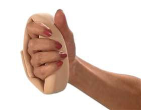 DermaSaver Palm Pillow - Palm Protector Polyester / Spandex Left or Right Hand Beige Large - 5239006/NA/NA/LG