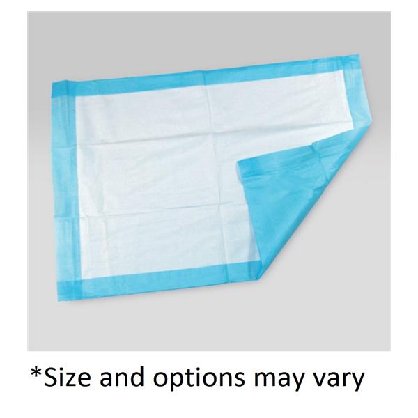 Tidi Products Underpad Unisex Small 12X17" High Blue 500/Case - 16653