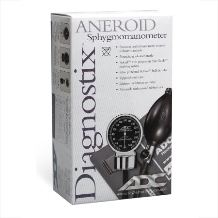 Diagnostix720 Series - Aneroid Sphygmomanometer Unit 2-Tubes Adult Size 12 Cuff - 720-12XBD