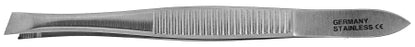 BR Surgical BR Surgical Cilia Forceps 3 Inch Surgical Grade Stainless Steel NonSterile NonLocking Thumb Handle Straight Oblique Tips - BR43-42609