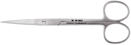 BR Surgical BR Surgical Operating Scissors Deaver 5-1/2 Inch Length Surgical Grade Stainless Steel Finger Ring Handle Straight Sharp/Sharp - BR08-15014
