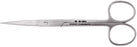 BR Surgical - Operating Scissors Deaver 5-1/2 Inch Length Surgical Grade Stainless Steel Finger Ring Handle Straight Sharp Tip / Sharp Tip - BR08-15014