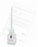 Enviro-Safe - Liquid-in-Glass Thermometer Celsius -30° to +1°C Partial Immersion Free-standing Does Not Require Power - 13201462