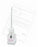 PANTek Technologies LLC Enviro-Safe Liquid-in-Glass Thermometer Celsius -30° to 1°C Partial Immersion Free-standing Does Not Require Power - 13201462
