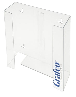 Graham-Field Grafco PPE Dispenser Clear PVC Manual 2 Box Wall Mount - 9673