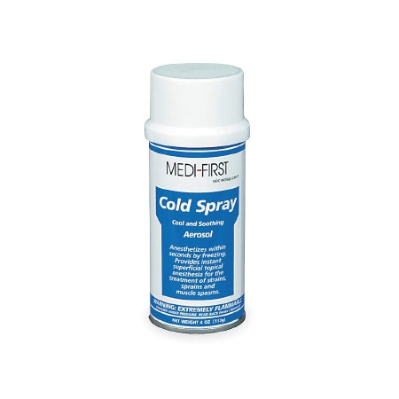 Medi-First Cold Spray - Skin Refrigerant Isobutane / Propane Spray 4 oz. - 2MRY3