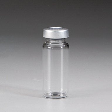 Health Care Logistics - Empty Vial Borosilicate Glass 10 mL Stopper Cap - 18493
