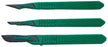 Newmatic Medical - Scalpel No. 11 Titanium / Plastic Classic Grip Handle Sterile Disposable - 12558