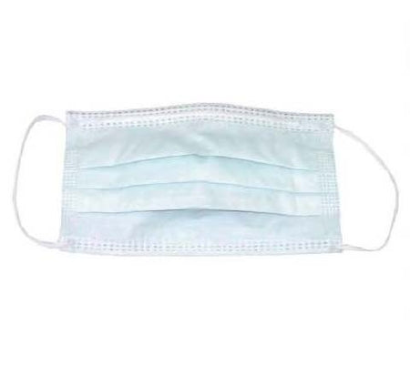 Precept Medical Products Procedure Mask Pleated Earloops One Size Fits Most Blue - 15111