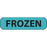 Precision Dynamics MedVision Pre-Printed Label Laboratory Use FROZEN Blue 3/8 X 1-7/16 Inch - V02SB6625