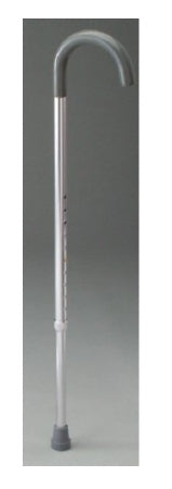 Dukal Tech-Med Round Handle Cane Aluminum 29 to 38 Inch Height Silver - 6830-6