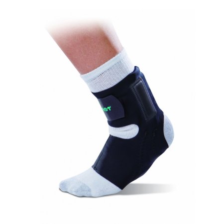 Aircast AirHeel with Stabilizers - Ankle Support Large Pull-On / Hook and Loop Closure Male 11-1/2 and Up / Female 13 and Up Left or Right Foot - 09BL