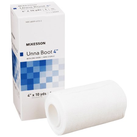 McKesson - Unna Boot 4 Inch X 10 Yard Cotton Zinc Oxide NonSterile - 2067