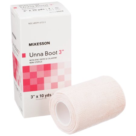 McKesson - Unna Boot 3 Inch X 10 Yard Cotton Calamine / Zinc Oxide NonSterile - 2068