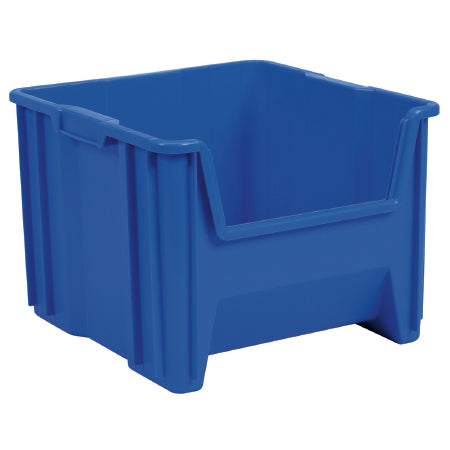 Akro-Mils Stak-N-Store Storage Bin Blue Industrial Grade Polymers 12-1/2 X 16-1/2 X 17-1/2 Inch - 13018BLUE