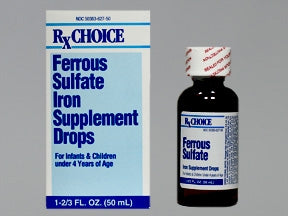 Akorn Inc Mineral Supplement Iron 15mg / 5 mL Strength Oral Drops 50 mL Unflavored - 50383062750