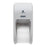 Compact - Toilet Tissue Dispenser Translucent White Stainless Steel Manual 2 Rolls Vertical Mount - 56767A
