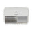 Georgia Pacific Compact Side-by-Side Toilet Tissue Dispenser Translucent White Plastic Manual 2 Rolls Wall Mount - 56797A