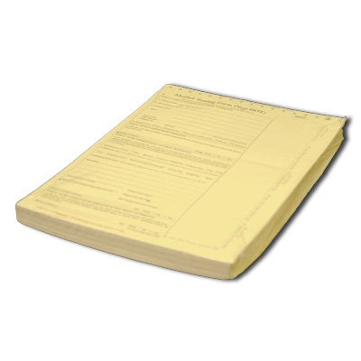 Intoximeters Inc Non DOT Form For RBT IV, AMCC, EC/IR or AS IV Alcohol Testing Form - 24-0085-00
