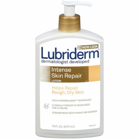 Johnson & Johnson Consumer Lubriderm Intense Skin Repair Hand and Body Moisturizer 16 oz. Pump Bottle Scented Lotion - 52800483248