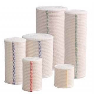 Cardinal Health - Elastic Bandage 6 Inch X 15 Yard Standard Compression Double Hook and Loop Closure White NonSterile - 23593960LF