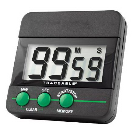 Control 3 Holdings LLC Traceable Timer 99 min, 59 sec Digital - 5028