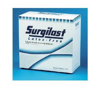 Surgilast - Elastic Net Retainer Dressing Tubular Elastic 25 Yard Size 12 White NonSterile - GLLF2512