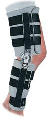 DonJoy - Knee Immobilizer Short Strap Closure Left or Right Knee - 11-0170-2-06000