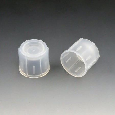 Globe Scientific Tube Closure Polyethylene Dual Position Cap Amber 12 mm For 12 mm Culture Tubes NonSterile - 118120A