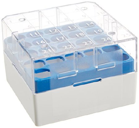 Globe Scientific - Storage Box Blue Polycarbonate 2 X 3 X 3 Inch - 3039B