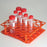 Globe Scientific RACK TUBE 50-PLACE ORANGE FITS 20 50ML & 30 15ML - 456930