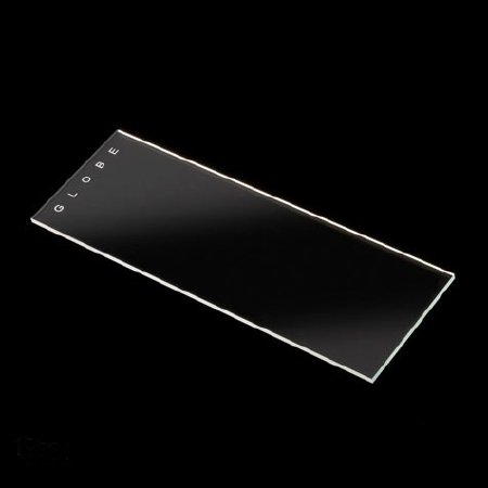 Globe 1324 Series - Microscope Slide 25 X 75 X 1.1 mm Aqua Frosted End - 1324A