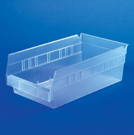 Health Care Logistics - Shelf Bin Clear Plastic 4 X 6-5/8 X 11-5/8 Inch - 1445C