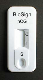 LifeSign BioSign hCG S/U Rapid Test Fertility Test hCG Pregnancy Test Serum / Urine Sample CLIA Waived 35 Tests - BSP-120S