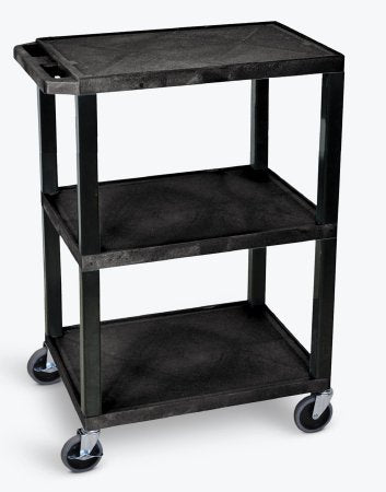 Tuffy - Utility Cart 18 X 24 X 34 Inch Black 18 X 24 Inch - WT34S