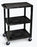 Tuffy - Utility Cart 18 X 24 X 34 Inch Black 18 X 24 Inch - WT34S