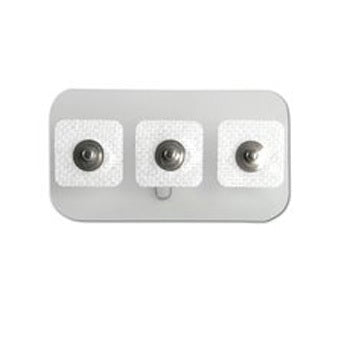 Philips - ECG Snap Electrode Monitoring Non-Radiolucent Foam Backing 30 per Pack - Philips Healthcare - 989803100581