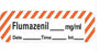Precision Dynamics Pre-Printed Label Anesthesia Label Flumazenil mg/mL Red / White 1/2 X 1-1/2 Inch - LANS18