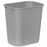 Saalfeld Redistribution Deskside Trash Can 28-1/8 Quart Rectangular Gray LLDPE Open Top - FG295600GRAY