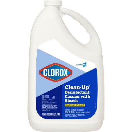 Clorox Pro Clorox Clean-Up with Bleach - Surface Disinfectant Cleaner Refill Manual Pour Liquid 1 gal. Jug Chlorine Scent NonSterile - 35420